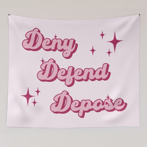 Item preview, Deny defend depose girly pop designed and sold by HaleighMade.