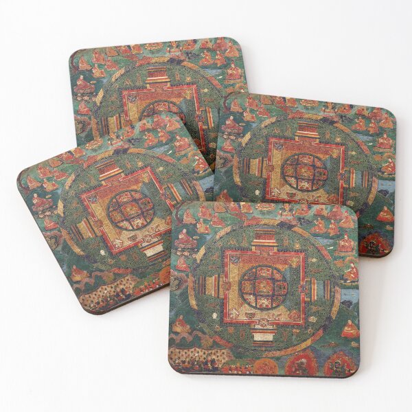 Item preview, Mandala 215 Guhyasamaja Buddhist Deity Manjuvajra 1600s designed and sold by GuyBlank.