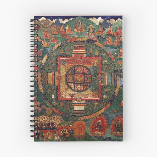 Item preview, Mandala 215 Guhyasamaja Buddhist Deity Manjuvajra 1600s designed and sold by GuyBlank.