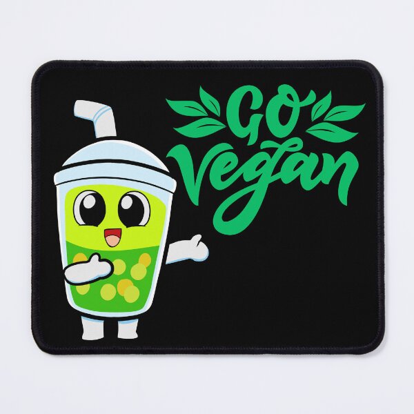 Item preview, Cute Go Vegan Bubble Tea Desig designed and sold by hallwell.