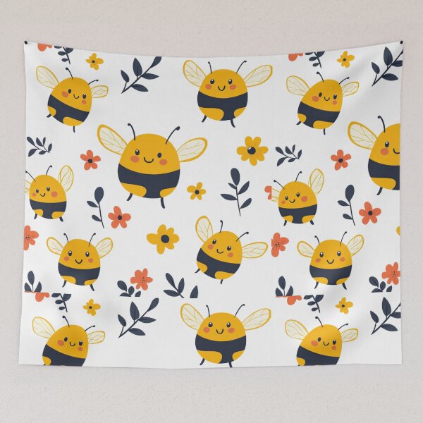 Item preview, Cute Bee Pattern Design designed and sold by coolpixeltik.
