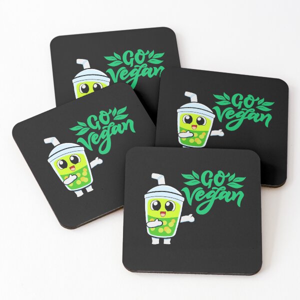 Item preview, Cute Go Vegan Bubble Tea Desig designed and sold by hallwell.