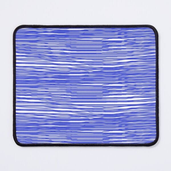 Item preview, Abstract Blue and White Horizontal Lines Creating Dynamic Visual Pattern designed and sold by Beautiful art store.