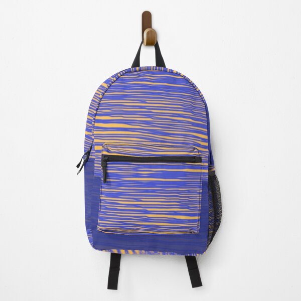 Item preview, Abstract Blue And Yellow Striped Texture designed and sold by Beautiful art store.