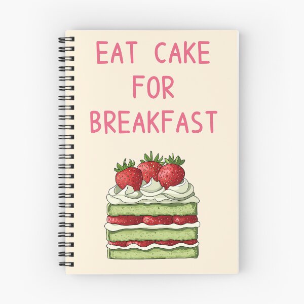 Item preview, Eat Cake For Breakfast - Matcha Strawberry Cake designed and sold by sakurashorty.