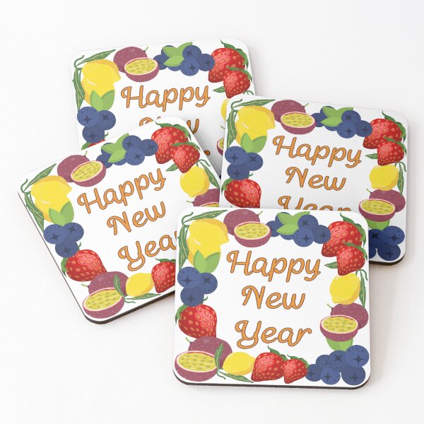 Item preview, Happy new year : Fruity designed and sold by VeenyOcicat.