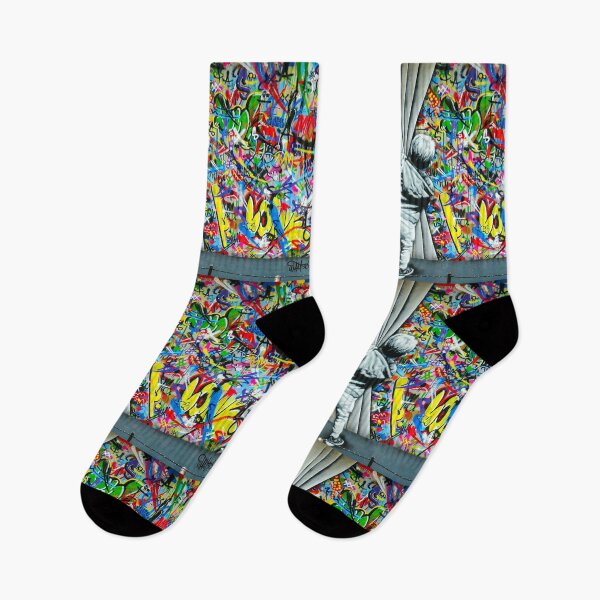Item preview, Banksy Behind The Curtain designed and sold by ByOxCe.
