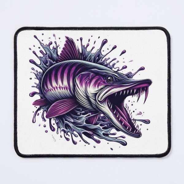 Item preview, Colorful Muskie Jumping Out of the Water designed and sold by WayoftheWater.