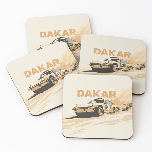Item preview, Ilustración del Porsche 911 964 RS Dakar Safari Rallye designed and sold by blackdogshop.