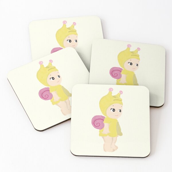 Item preview, Snail Yellow Bee's World Biscuit Sticker Cute Sonny Angel Inspired Art - Pink Kitsch – Cherub Bunny – Aesthetic Cute Personal Trinket Strawberry  designed and sold by Makeartwhynot.