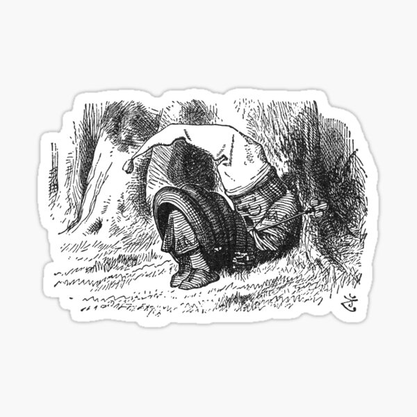 Red King Snoring Sticker