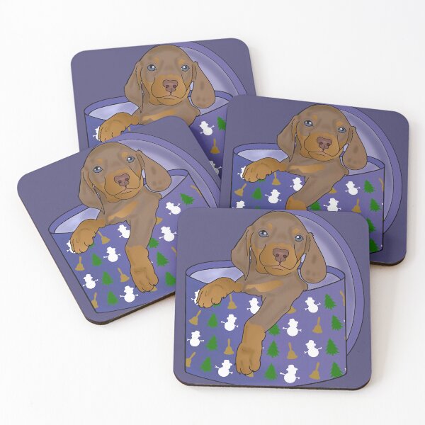 Item preview, Dog in Christmas Gift Box Illustration designed and sold by GAP90.