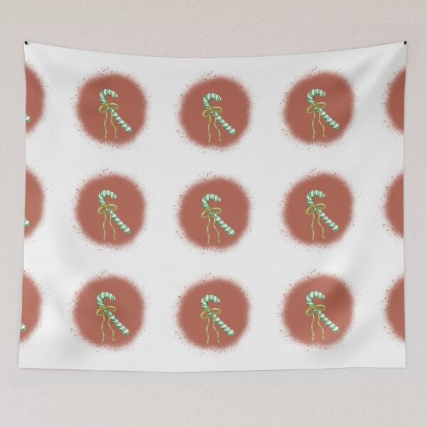 Item preview, Green Candy Cane with Bow designed and sold by stewedtomatoes.