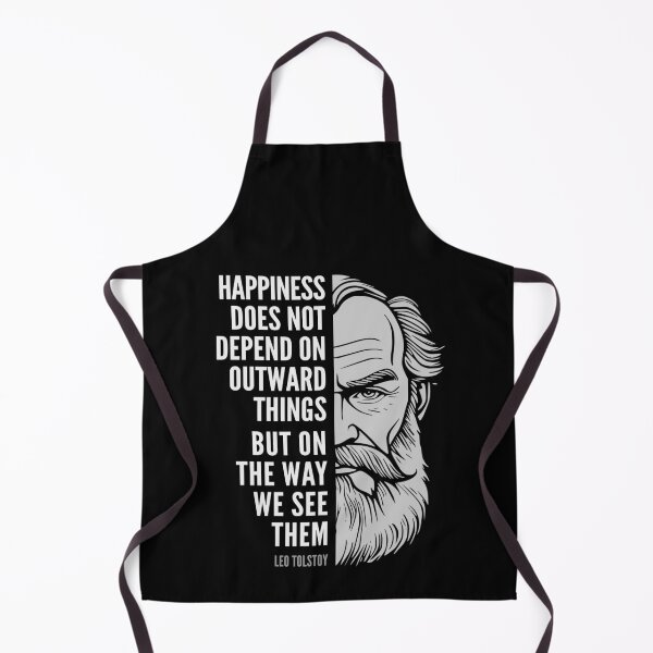 Item preview, Leo Tolstoy Inspirational Quote: Happiness designed and sold by Elvin Dantes.