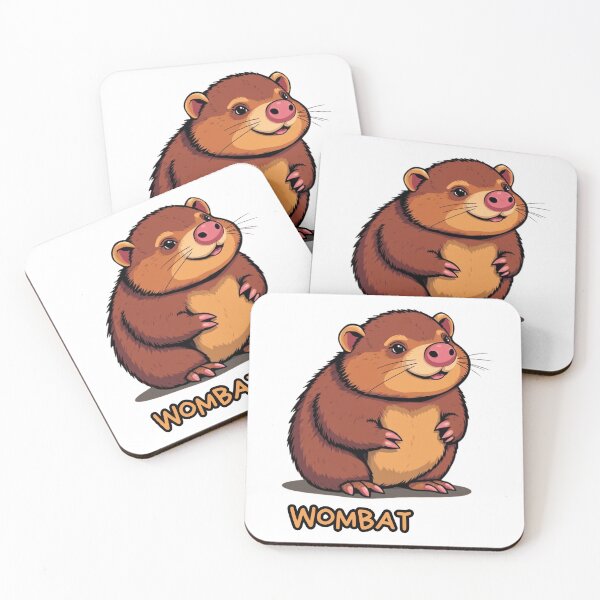 Item preview, Cute Cartoon Wombat designed and sold by pUNKnown.