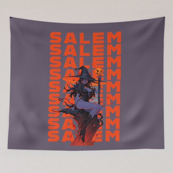 Item preview, SALEM WITCH HALLOWEEN ILLUSTRATION ANIME designed and sold by La Loca.