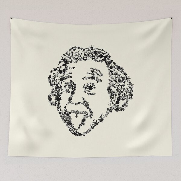 Item preview, Science Einstein Minimalist by Tobe Fonseca designed and sold by Tobe Fonseca®.