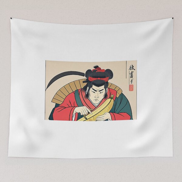 Item preview, Samurai and Banana #2 designed and sold by Daveidaho.