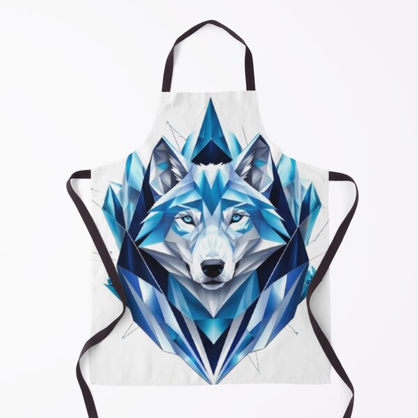 Item preview, Crystalline Wolf: Sacred Geometry Meets Arctic Majesty designed and sold by SJZDesign.