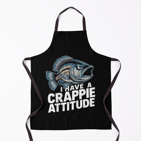Item preview, I Have A Crappie Attitude - Angry Crappie Fish designed and sold by Smix Pixels.