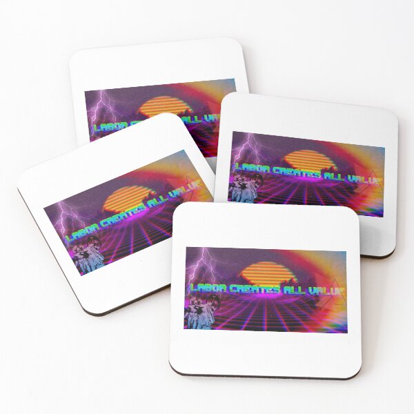 Item preview, Labor Creates All Value -- Vaporwave 2 designed and sold by Balerion6.