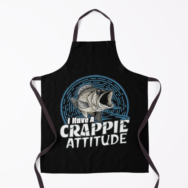 Item preview, I Have A Crappie Attitude - Angry Crappie Fish designed and sold by Smix Pixels.
