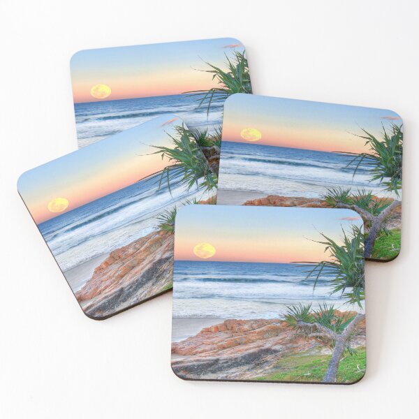 Item preview, Super Moonrise at Coolum designed and sold by Adam Gormley.