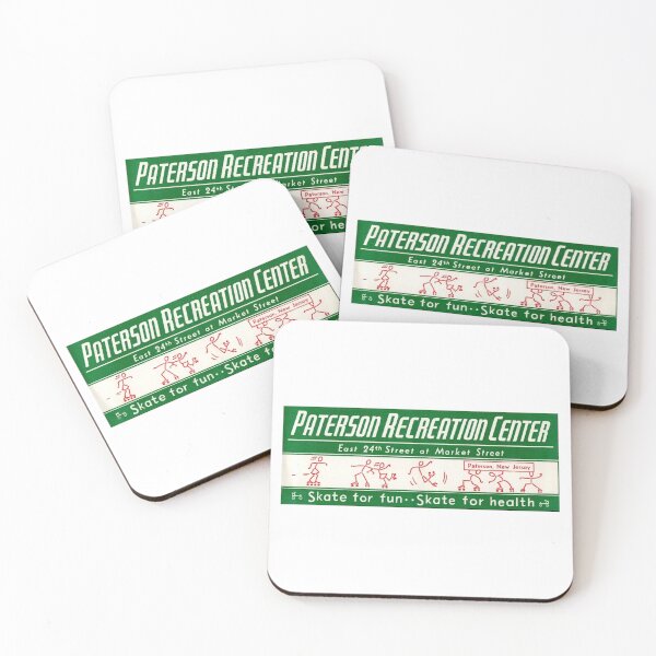 Item preview, Paterson Recreation Center Paterson New Jersey Roller Skating Rink Sticker Decal Label Design 2 designed and sold by tislord.