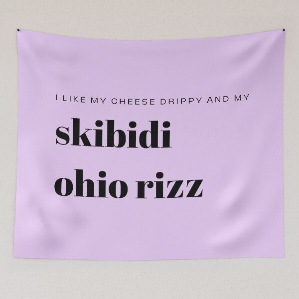 Item preview, Skibidi Ohio Rizz and Drippy Cheese designed and sold by Femme Pastel Collective.