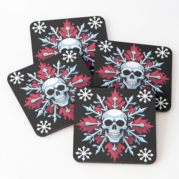 Item preview, Christmas design skull snowflake  designed and sold by Heaven Welch.