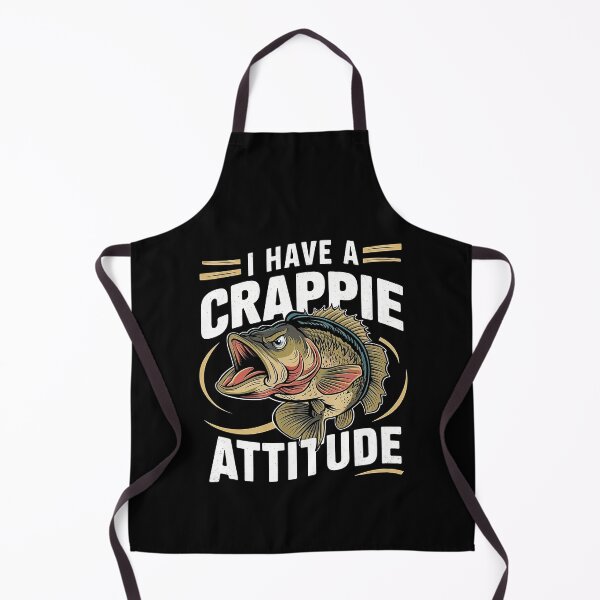 Item preview, I Have A Crappie Attitude - Angry Crappie Fish designed and sold by Smix Pixels.