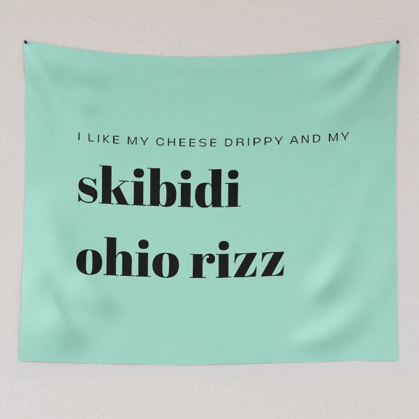 Item preview, Skibidi Ohio Rizz and Drippy Cheese designed and sold by Femme Pastel Collective.