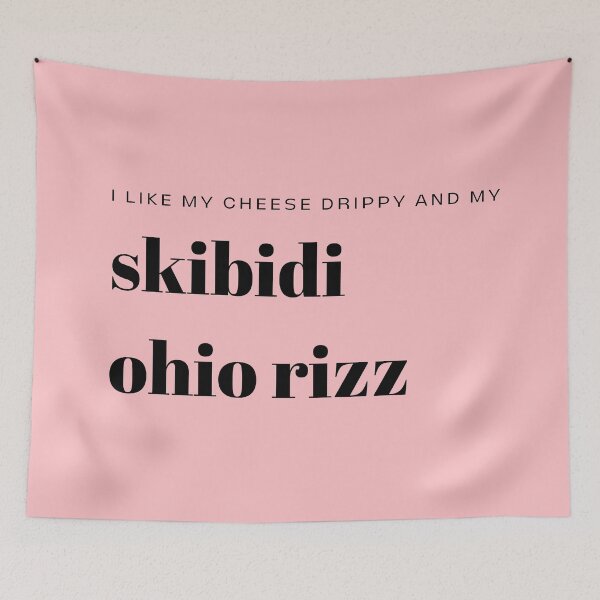 Item preview, Skibidi Ohio Rizz and Drippy Cheese designed and sold by Femme Pastel Collective.