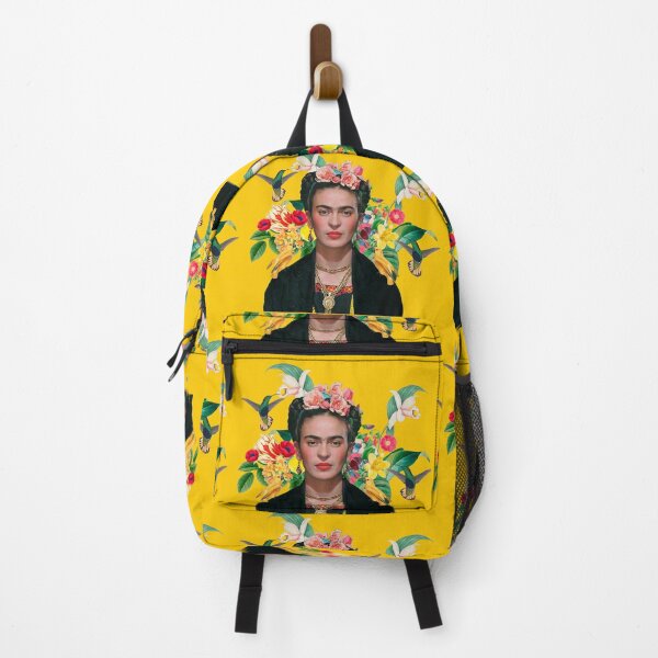 Artikel-Vorschau von Frida Kahlo und Blumen Exotische Papageien Kolibri, Frida Kahlo, designt und verkauft von TeeARTHY.