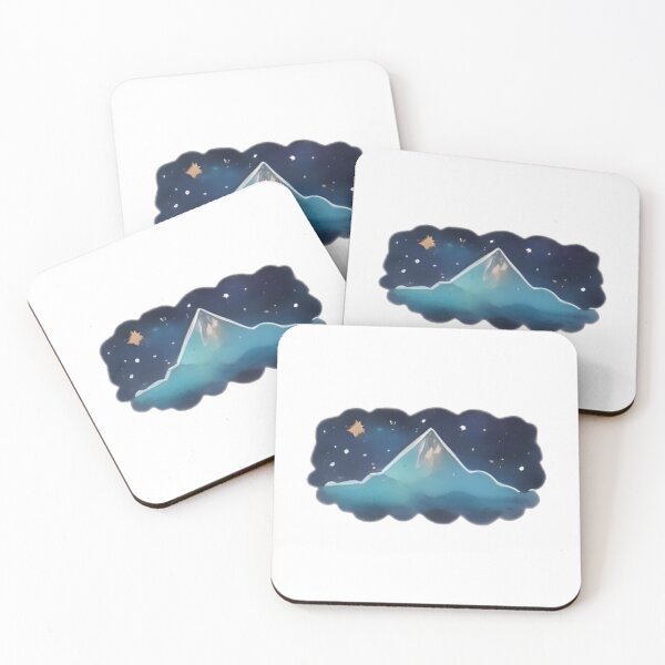 Item preview, Starlit Mountain Reflection designed and sold by SavvyJuanDesign.