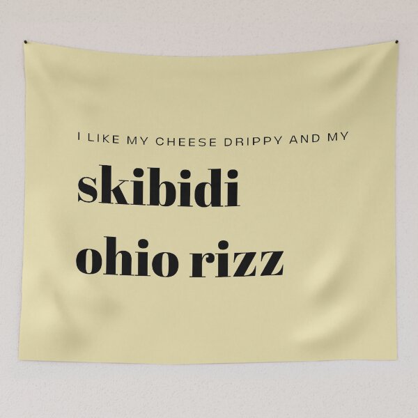 Item preview, Skibidi Ohio Rizz and Drippy Cheese designed and sold by Femme Pastel Collective.
