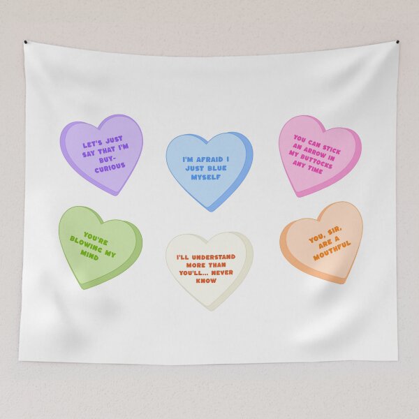 Item preview, Tobias Fünke Candy Hearts designed and sold by Sarah Teigland.
