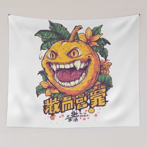 Item preview, Mango Monster: Tropical Mischief in a Magical Style 魔法の支配 designed and sold by PrintsByFrank.