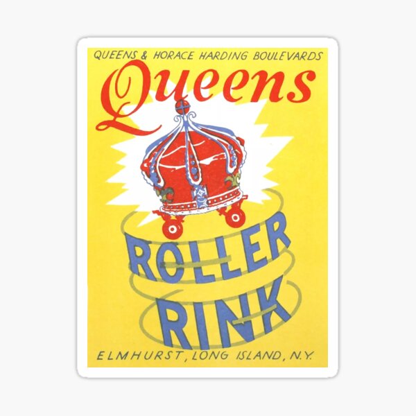 Item preview, Long Island New York Roller Skating Rink Sticker Decal Label designed and sold by tislord.