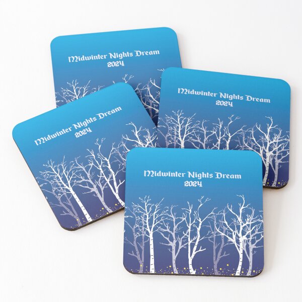 Item preview, Midwinter Nights Dream Birch Trees-White designed and sold by Solika O'Neill.