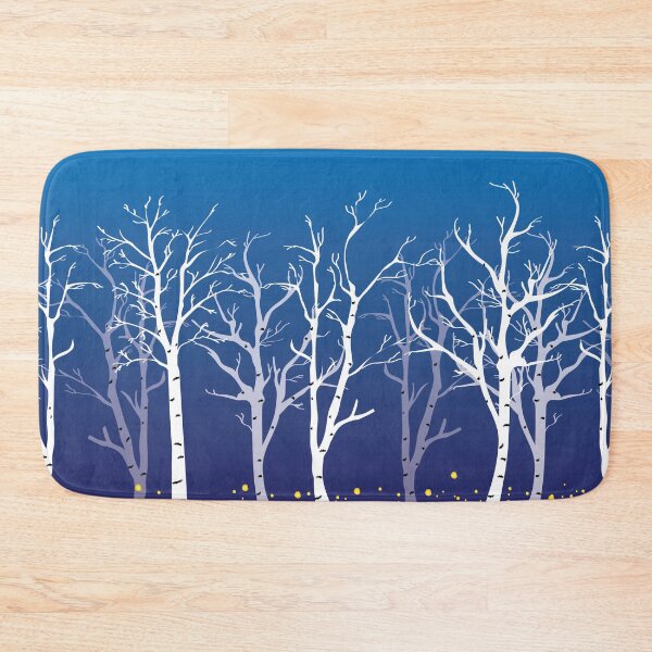 Item preview, Midwinter Nights Dream Birch Trees-White designed and sold by Solika O'Neill.