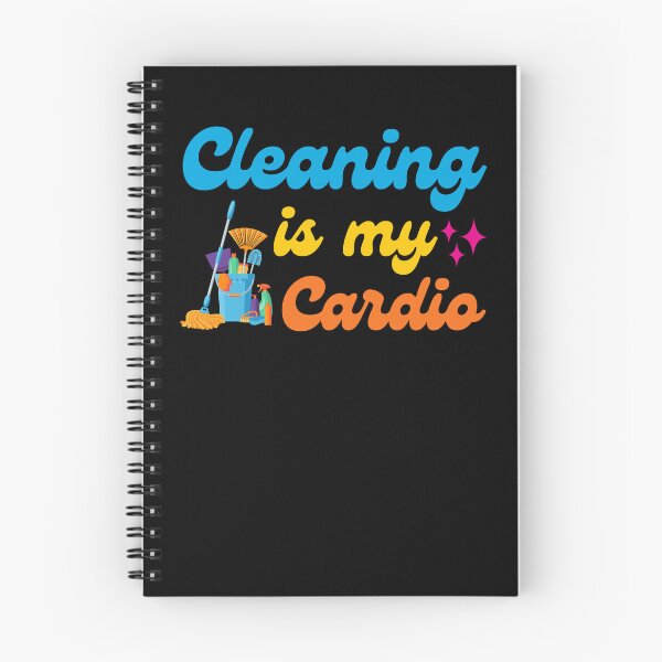 Item preview, Cleaning is My Cardio Funny Cleaning Quote Home workout Humor Saying designed and sold by MouDantArts.