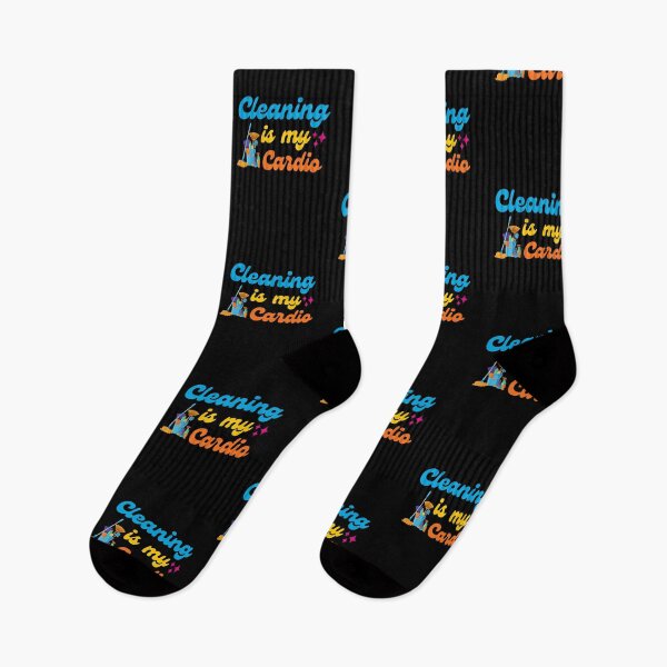 Item preview, Cleaning is My Cardio Funny Cleaning Quote Home workout Humor Saying designed and sold by MouDantArts.