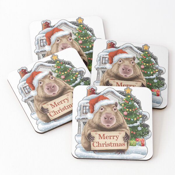 Item preview, Christmas Capybara designed and sold by SublimePixelHub.