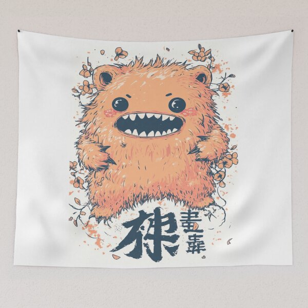 Item preview, Peach Monster: Sweet and Spooky 魔法の支配 designed and sold by PrintsByFrank.