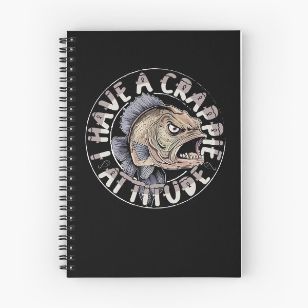 Item preview,  I Have A Crappie Attitude - Angry Crappie Fish  designed and sold by Smix Pixels.