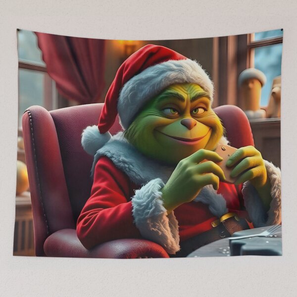 Artikelvorschau, Weihnachten 2024 Der Grinch entworfen und verkauft von artedamensagem.