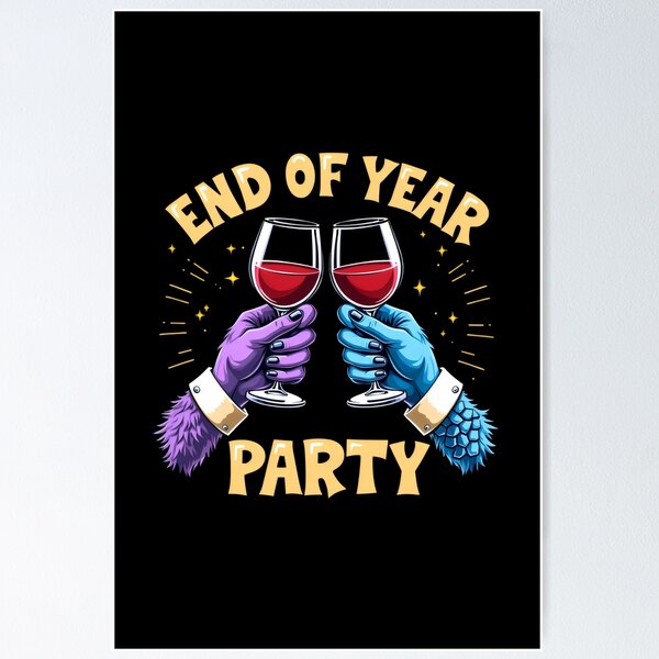 Item preview, End of year a new year party 2024 designed and sold by FnFWarrior.