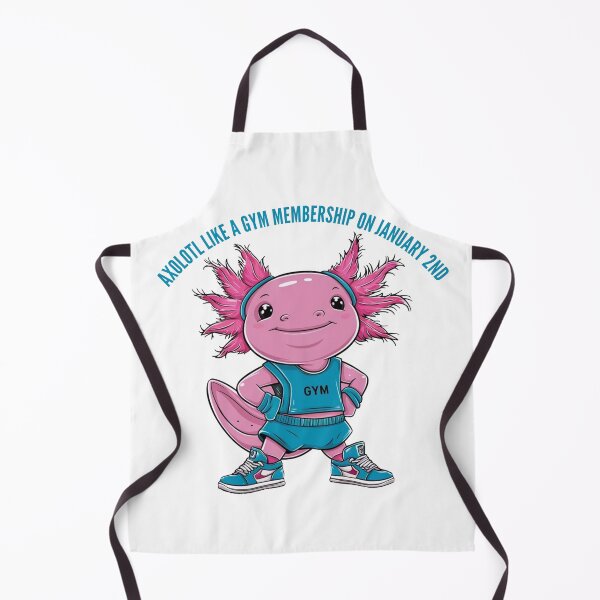 Item preview, Axolotl Like A Gym Membership On January 2nd Pink designed and sold by Ktpier.