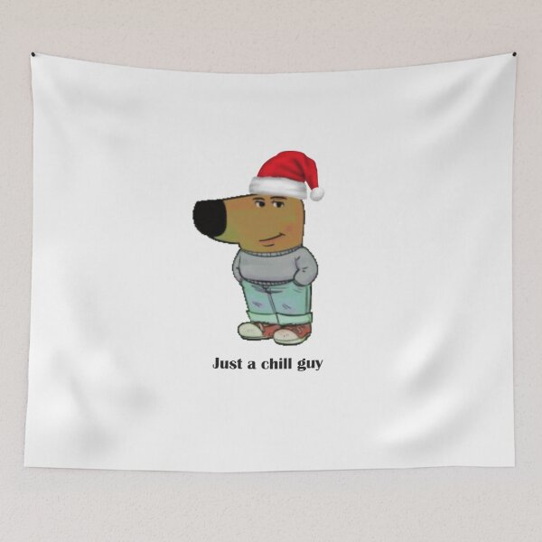 Item preview, Just a Chill Guy Christmas designed and sold by Lydia Castille.